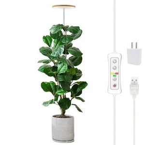 Full Spectrum LED Grow Light for Indoor Plants Height Adjustable Timer - Picture 1 of 6
