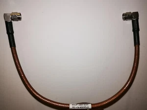 SMA Male RG142 Cable Silver Teflon Coax 300mm long - 8PCS - - Afbeelding 1 van 3