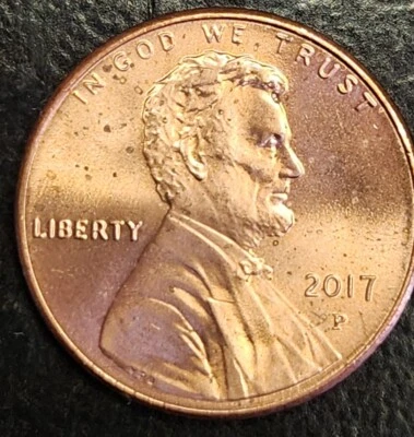 2017-P Lincoln Shield Penny***ERROR WDDO-003, Stage B,Die Chip*** - Image 1 of 4