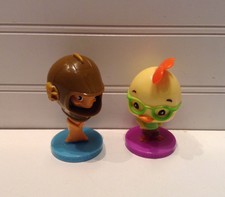 2005 Kelloggs Cereal Disney Chicken Little & Fish Bobblehead Figures Lot Set 2