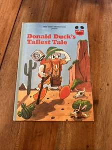 DISNEY WONDERFUL WORLD OF READING Donald Duck’s Tallest Tale tail Walt Disney - Picture 1 of 5