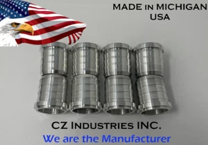 Aluminum Weld on / Weld In Barb Fitting Nipple for 1-3/4" I.D. Hose - Qty 8 - Foto 1 di 3