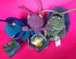 Disney Pixar Bug's Life Mini Beanbags Roll, Dot Dim Animal Kingdom Attraction - Picture 1 of 4