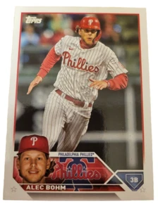 2023 Topps #128 Alec Bohm Philadelphia Phillies MLB Baseball Card (X - Picture 1 of 2