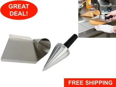 Carnival King Waffle Cone Forming Tool Restaurant Kitchen Cooking Tools NSF 10"