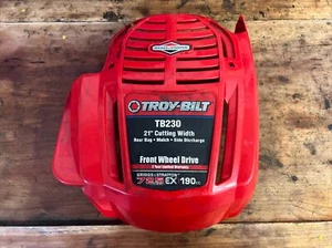 TROY-BILT TB230 Lawnmower Engine Cover 190cc 21" BRIGGS Engine - Picture 1 of 8
