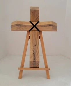 wooden cross wall decor large - Picture 1 of 3