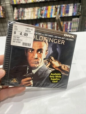 Goldfinger [DIVX] - NEW - RARE DIVX DVD 🇺🇸 BUY 5 GET 5 FREE 📀 FREE SHIPPING  - Image 1 of 2