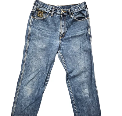 Cinch Jeans Mens 32x38 (Actual 29x35) Green Label Original Rise Straight Leg - Image 1 of 4