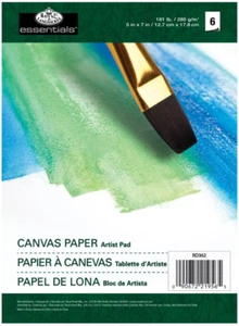 Essentials Canvas Artist Paper Pad 18 Sheets - Picture 1 of 12