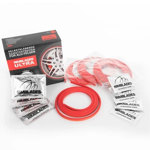 Rimblades Genuine NEW 2024 Rim Protection Rim Rings Rim Guards RED - Picture 1 of 15