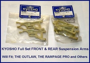 KYOSHO RC SUSPENSION ARMS Outlaw, The Rampage Pro and others #XR28H & #XR29H NEW - Picture 1 of 1