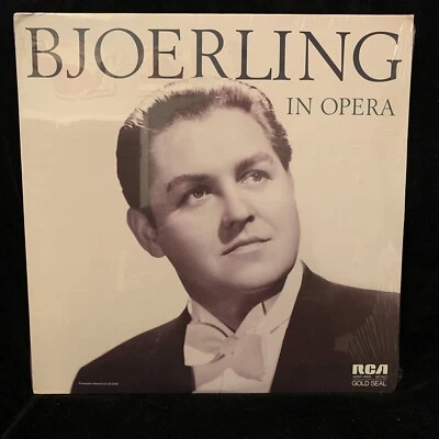 JUSSI BJOERLING tenor - Bjoerling In Opera - RCA LP 1983 NEW SEALED - Image 1 of 2