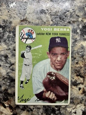 1954 Topps #50 Yogi Berra - New York Yankees Hof'er Foto 1 de 4