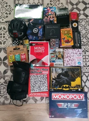 Sealed Board games Resell Bundle Monopoly Books Collectable Bike Helmet Pads Mix - Image 1 of 4