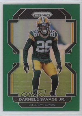 2021 Panini Prizm Green Prizm Darnell Savage Jr #142 - Image 1 of 2
