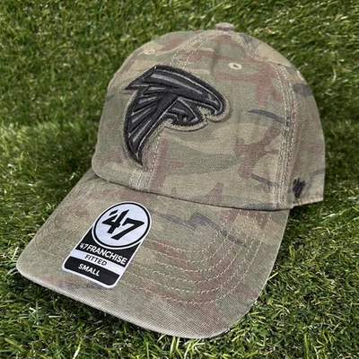 Atlanta Falcons ’47 Brand Small Camo Salute to Service Legacy Fitted Hat New - Image 1 of 4
