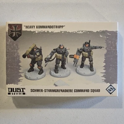 Heavy-Sturmgrenadiere Command Squad - Heavy Kommandotrupp DUST TACTICS 2011 NUEVO Foto 1 de 4