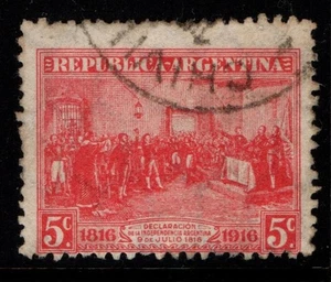 Argentina 1916 5c Centenary of Independence SG422 Used - Picture 1 of 1