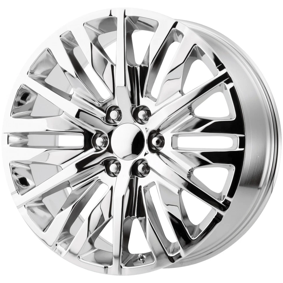 OE Performance 198C 22x9 6x5.5" +28mm Chrome Wheel Rim 22" Inch Foto 1 de 4