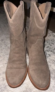 Tecovas The Shane Roper Boots Men's size 9 D Brown Roughout Suede Cowboy Western - Picture 1 of 16