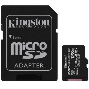740617298703 Karta pamięci microSD 128GB Canvas Select Plus 100MB/s Kingston - Zdjęcie 1 z 1