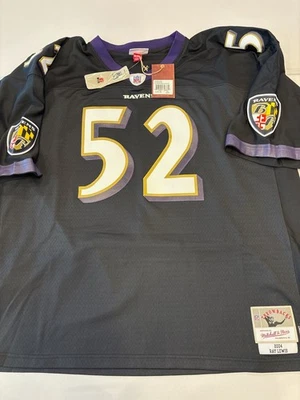 NUEVA NFL Baltimore Ravens Ray Lewis Mitchell Ness Legacy Jersey Negra 3XL $160 Foto 1 de 4