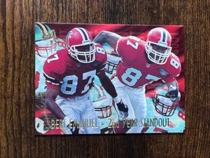 1995 Atlanta Falcons Bert Emanuel Fleer Ultra 2nd YEAR STANDOUTS #4 Of 15 - Picture 1 of 2