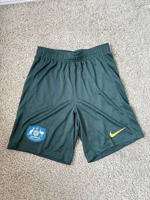 Pantalones Cortos Australia Hogar Fútbol/Fútbol Verde Nike Para Hombres Talla S DR3977-397 Calce Ajustado Foto 1 de 4