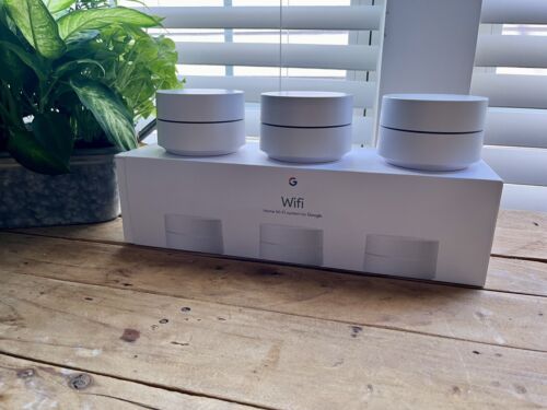 Google Home Wifi Mesh System 3 Pack Router Total Home Wifi Coverage