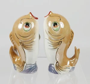Vintage 1960's Lustre Fish Salt and Pepper Cruet Set - Picture 1 of 4