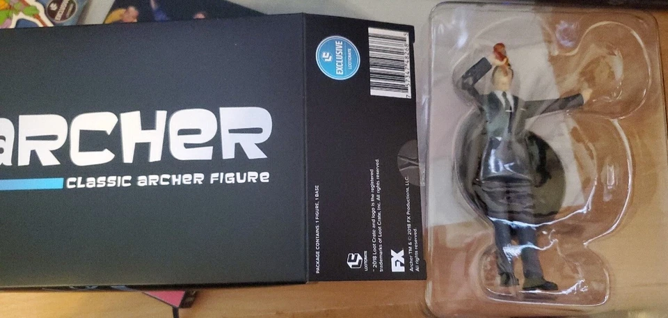 Archer 经典人偶 4.5 英寸全新 2018 FX Productions 战利品箱未触及 — 第 1/3 张图片