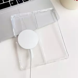 For Samsung Galaxy Z Fold5 Fold4/Fold3 Transparent Back Case MagSafe Magnetic - Picture 1 of 13