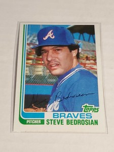 1982 Topps Traded Steve Bedrosian #4T Rookie Atlanta Braves RC