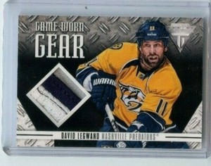 2013-14 Panini Titanium Game Worn Gear Prime #GG-DL David Legwand 23/50
