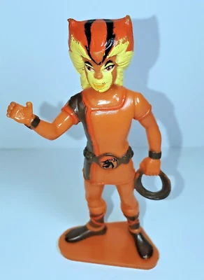 Estatuilla de colección original 1985 ThunderCats WILEYKAT (Tygra Companion) LJN Foto 1 de 4