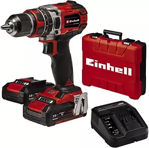 TRAPANO AVVITATORE A PERCUSSIONE CON 2 BATTERIE EINHELL BRUSHLESS TE-CD18/50LI-I - Imagen 1 de 1