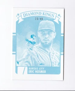 2016 Donruss Test Proof Cyan #12 Eric Hosmer DK /49 Diamond Kings KC Royals - Picture 1 of 2