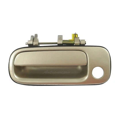 For 92-96 Toyota Camry Front LH Outside Door Handle Cashmere Beige Metallic 4M9 - Image 1 of 4