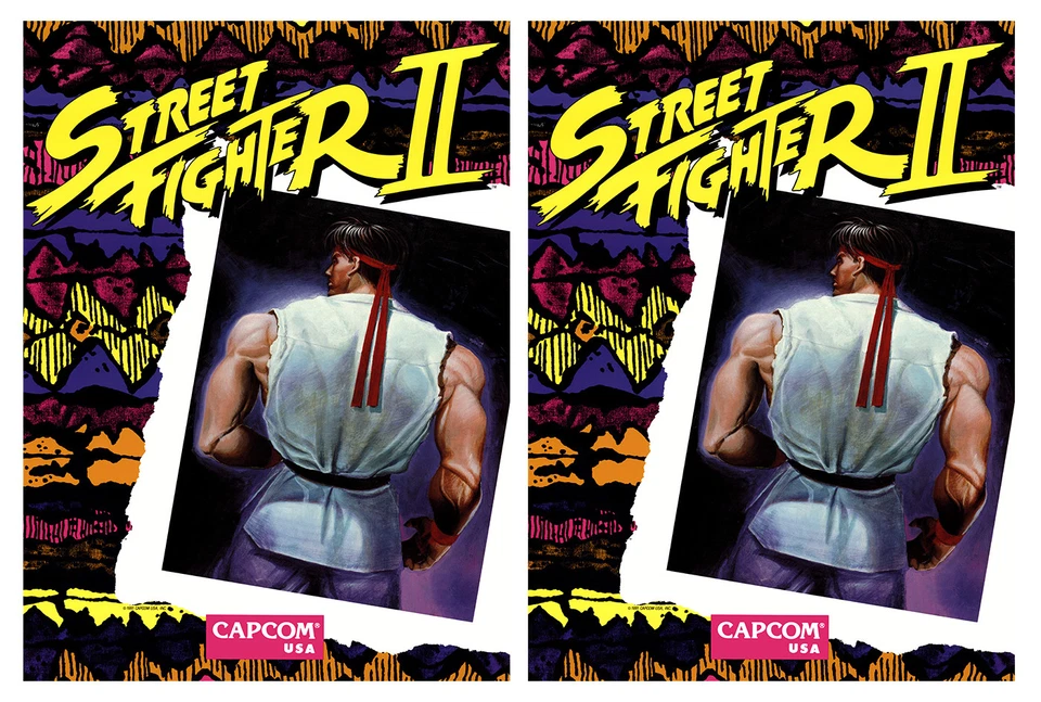 Street Fighter 2 Arcade Side Art Cabinet Graphics Stickers Reproduction - Image 1 of 1