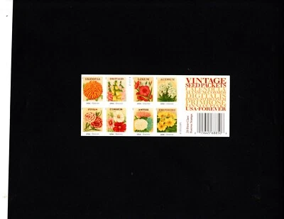 ERROR FOREVER SCOTT#4754-64, 63C STAMP VINTATAGE SEED PACKETS SHEET  OF 20  MNH - Image 1 of 4