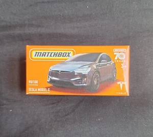 2023 Matchbox Power Grabs Tesla Model X Gray - Picture 1 of 2
