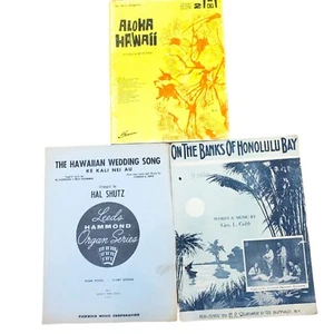 Vintage Aloha Hawaiian Organ Music Wedding Honolulu Bay - Picture 1 of 11