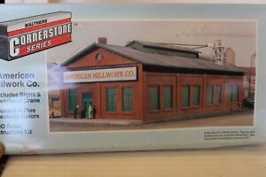 HO Scale Walthers, American Millwork Company Kit, #933-3008 BNOS