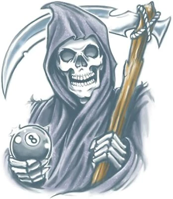 Tinsley Transfers Parca Motociclista Tatuaje Temporal Disfraz Accesorio FX Foto 1 de 2