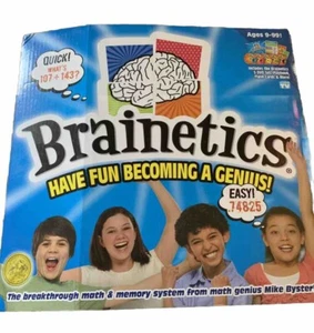 Brainetics Math Memory System Parts 1 & 2 Complete 5 DVD Set w Books Flash Cards - Picture 1 of 1