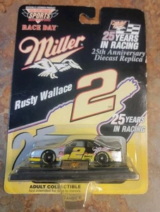 1/64 High Performance Sports NASCAR DieCast Car #2 Rusty Wallace Miller Beer Car - Picture 1 of 2