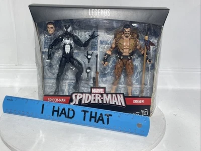 Marvel Legends Traje Negro Spider-Man Kraven Última Caza Paquete de 2 Figuras Nuevo Precintado Foto 1 de 4