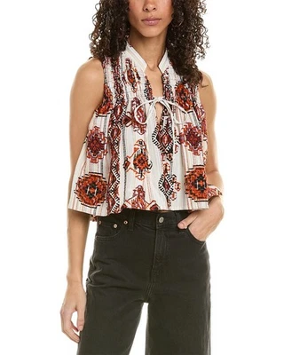 Camiseta sin mangas Iro Tava naranja 34 para mujer Foto 1 de 3