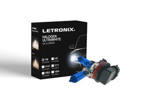 LETRONIX H8 12V 35W Halogen Leuchtmittel 8500K Xenon Gas Ultra White - Picture 1 of 6